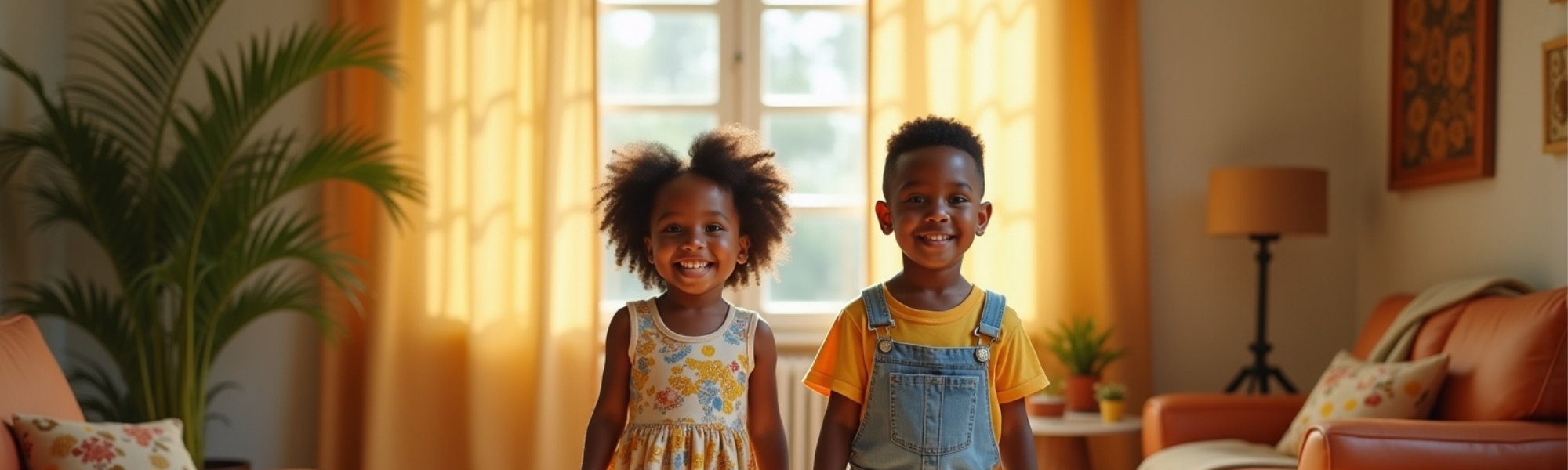 F2 Chemisier en velours côtelé marron pour enfants