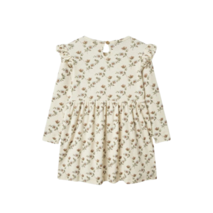 Robe enfantine à motif floral délicat