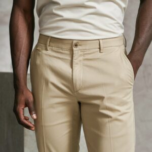 Pantalon chino beige élégant