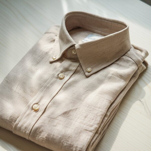 Chemise Beige Texturée